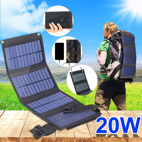 1Set 25W Camouflage Solar Charger Outdoor Portable Solar Panel Device 1