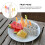 Tree And Bird Shaped Plastic Toothpick Fruit Fork (White) 6