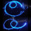 (Blue) Hand Throwing Glowing Fiber Whip Ambient Light Props 1