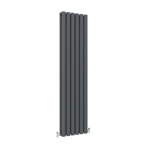 AICA (Double, 1800x354mm) Anthracite Central Heating Oval Column Radiators