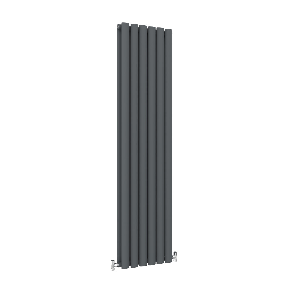 Aica (Double, 1800X354mm) Central Heating Oval Column Radiators Anthracite