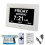 (White) Digital Dementia Clock Calendar Clock Day Date Clock Large Display Large Clear Unabbreviated Time And Date 2