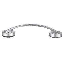 (Silver) Bath Handle Suction Cup Handrail Bathroom Grip Tub Shower Bar Rail