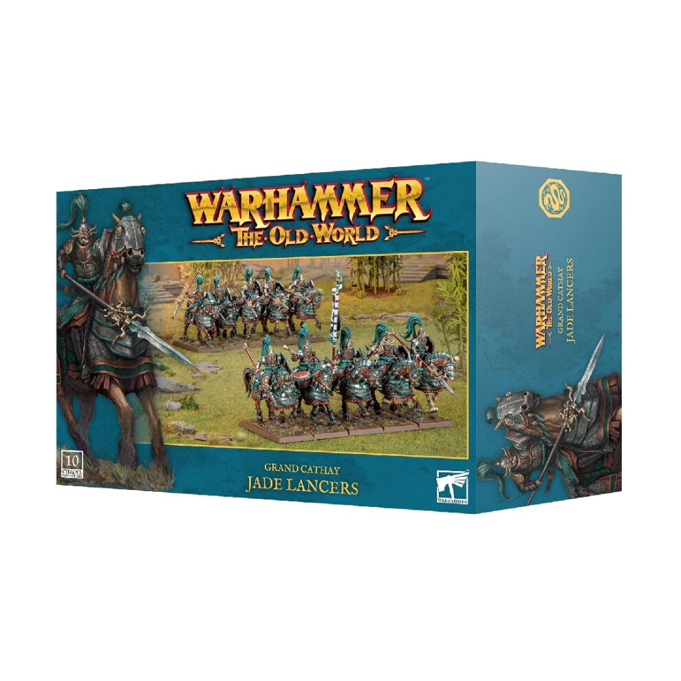 Warhammer The Old World Grand Cathay Jade Lancers Model Kit - Tabletop Miniatures Wargame