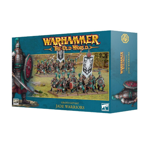 Warhammer Warhammer The Old World Grand Cathay Jade Warriors Model Kit - Tabletop Miniatures Wargame