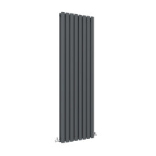 (Double, 1800x472mm) Anthracite Central Heating Oval Column Radiators
