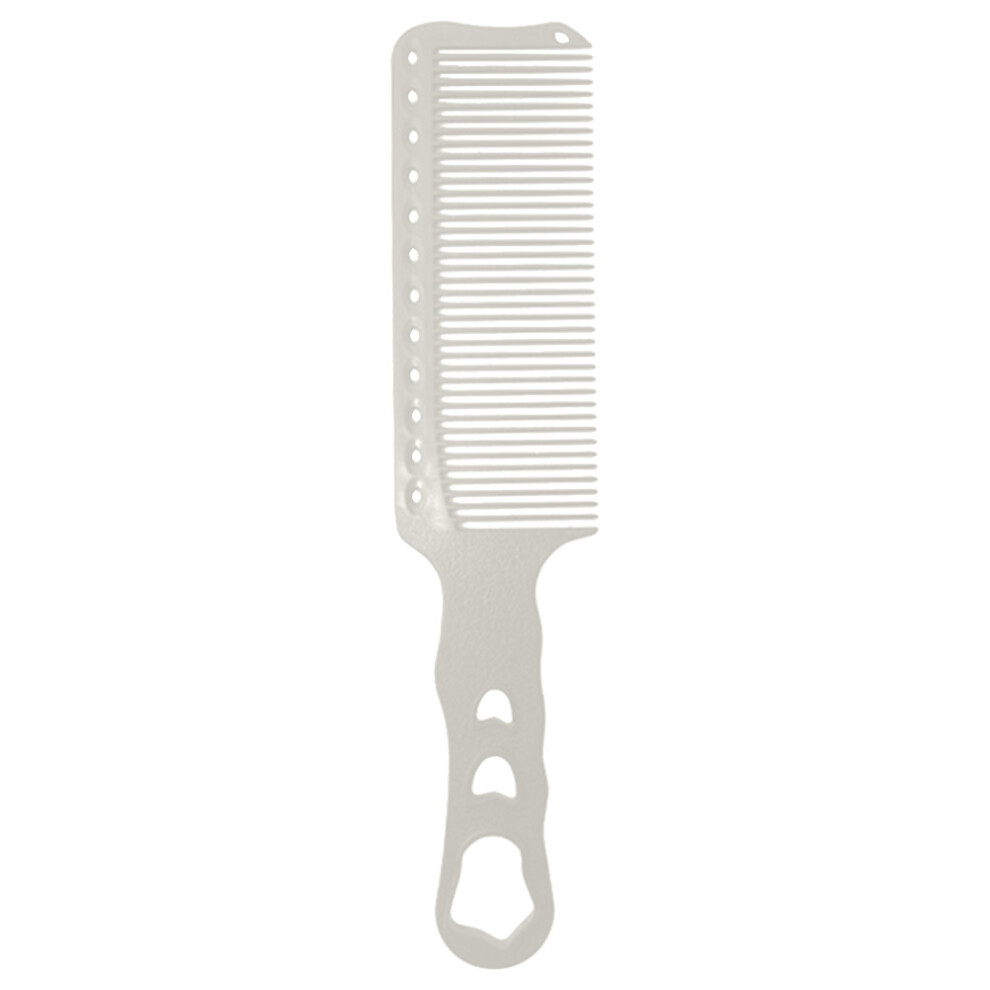 Aboofan Unisex White Curly Hair Wide Tooth Comb Barber Haircut Comb Accessories
