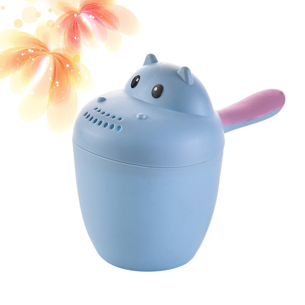 Baby Bath Rinse Cup Spoon Shower Shampoo Easy To Hold Child