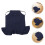 Durable Blue Denim Hen Saddle Chicken Coat for Poultry Care 5