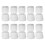 20pcs Cane Pulp Bbq Boxes White Disposable For Home Use 1