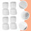 20pcs Cane Pulp Bbq Boxes White Disposable For Home Use 11