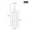 (80ml) 30pcs Plastic Squeeze Dropper Bottle 5-250ml Transparent Sharp-mouth Plastic Squeezable Sub-bottled Split 1