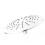 Rain Shower Bathroom Waterfall High Pressure Shower Spray Head 9