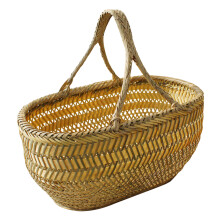 Wicker Fruit Basket Gathering Wedding Basket Vegetables Holder