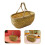 Wicker Fruit Basket Gathering Wedding Basket Vegetables Holder 8