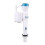 (Plastic) Adjustable Toilet Inlet Valve Flush Valves Toilet Cistern Flush Push Button Valve 4