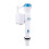 (Plastic) Adjustable Toilet Inlet Valve Flush Valves Toilet Cistern Flush Push Button Valve 1