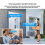 Three Lens PTZ IP Camera Outdoor 6K HD Three Screen WiFi Auto Tracking 4