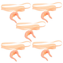 5 Pcs Swimming Accessories Clip For Nose Elastic Strap Water-Resistant