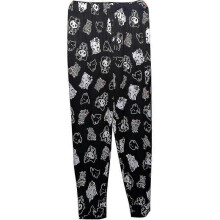 (M, Skeleton) WomensHalloween Cartoon Flannel Pajamas Anime Kawaii Casual Cozy Soft Home Pants Winter Warm Sleepwear Trousers