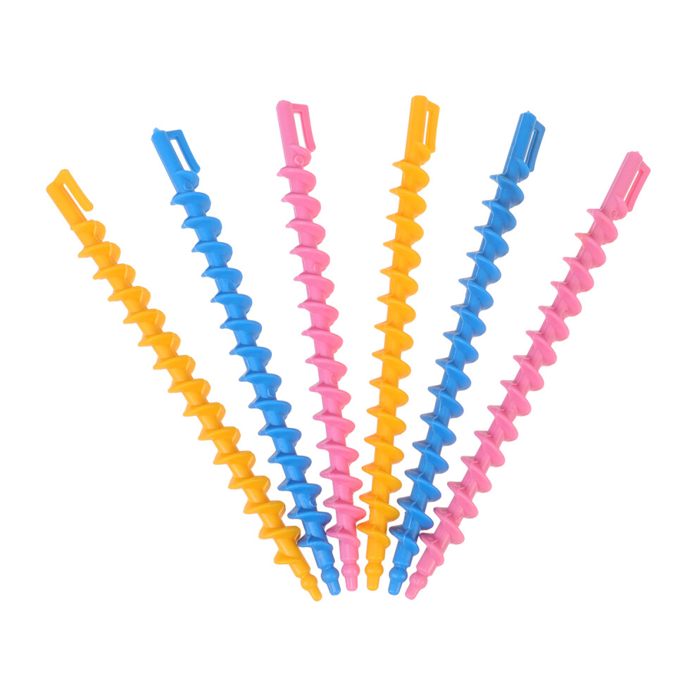 Happyyami 2 Sets Hair Curling Sticks Hair Rollers Salon Hair Rollers Curlers