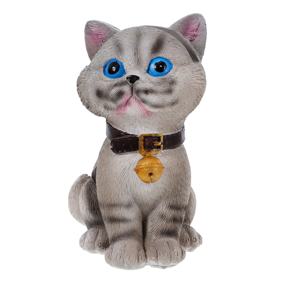 Happyyami Grey Cat Glasses Frame Child Office Eyeglass Holder Stand Cartoon