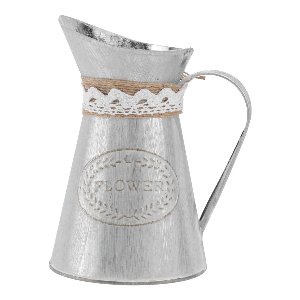 Raindrops  Old Tin Flower Bucket Old-Fashioned Flowerpot Creative-image-OPC-PJFPHYS-NEW