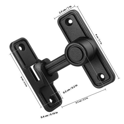 Hinged Door Latch Gate Latches For Metal Gates Lockable Portable 1