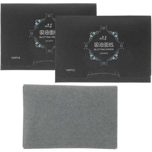 2 Boxes Oily Skin Absorbing Tissues Ultra-thin Blotting Sheets