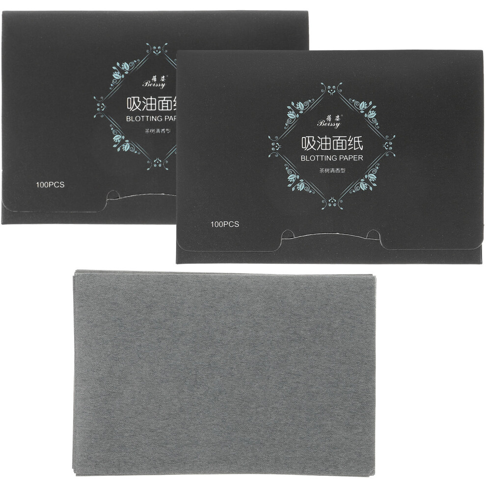 Happyyami 2 Boxes Oily Skin Absorbing Tissues Ultra-Thin Blotting Sheets