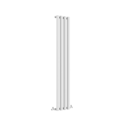 AICA (Single, 1600x236mm) White Single/Double Oval Column Radiator
