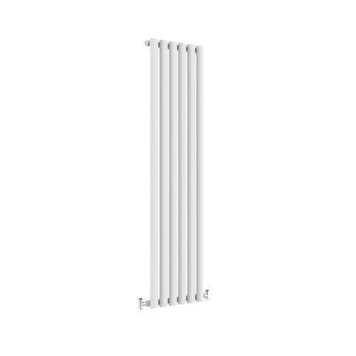 AICA (Single, 1600x354mm) White Single/Double Oval Column Radiator
