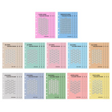 48 Pcs Money Saving Challenge Binder Deposit Card