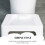 1Pc Compact White Plastic Footstool with Roller Massager for Bathroom 11