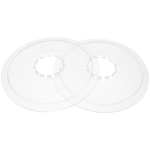 2Pcs Clear ABS Bike Flywheel Guard Rear Chain Protector Durable Cover