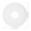 2Pcs Clear ABS Bike Flywheel Guard Rear Chain Protector Durable Cover 2