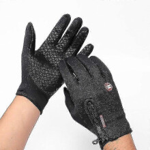 (M, Bk) Riding Winter Touch Screen Snow Windstopper Glove Waterproof Outdq
