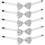 5Pcs Sparkly Silver Bow Ties for Boys Kids Party and Stage Performance 10