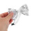 5Pcs Sparkly Silver Bow Ties for Boys Kids Party and Stage Performance 7