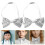 5Pcs Sparkly Silver Bow Ties for Boys Kids Party and Stage Performance 11