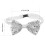 5Pcs Sparkly Silver Bow Ties for Boys Kids Party and Stage Performance 2