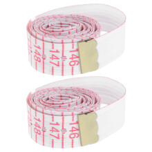 2 Pcs Blind Tape Measure Tactile Ruler Accessory Braille Measuring