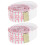 2 Pcs Blind Tape Measure Tactile Ruler Accessory Braille Measuring 1