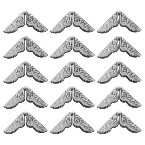 40Pcs Thick Silver Metal Photo Corners Book Corner Guards for Home Use