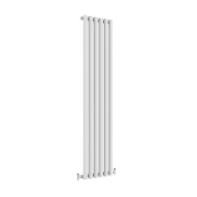 (Single, 1800x354mm) White Single/Double Oval Column Radiator