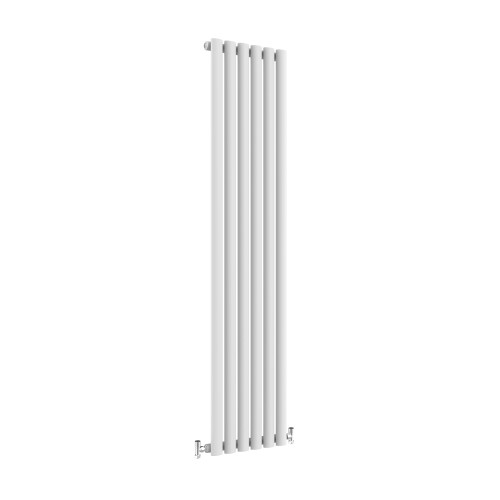 AICA (Single, 1800x354mm) White Single/Double Oval Column Radiator