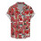 (S, D) Mens Button Down Shirts Funny Printed Hawaiian Beach Tops Novelty Ugly Gag Gift e 1