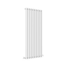(Single, 1800x590mm) White Single/Double Oval Column Radiator