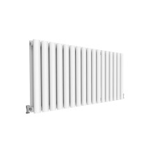 (Double, 600x1003mm) White Single/Double Oval Column Radiator