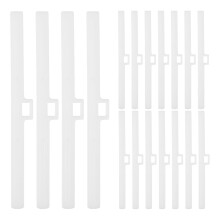 30St Lichtgewicht Vertical Blind Reparatiehangers Van Kunststof Wit